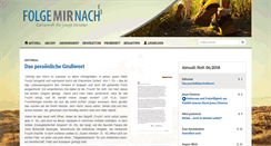 Desktop Screenshot of folgemirnach.de