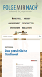 Mobile Screenshot of folgemirnach.de